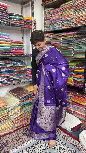 Banarasi sarees hand loom raw mango sarees